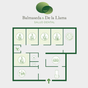 Plano de nuestra clínica dental en Pozuelo