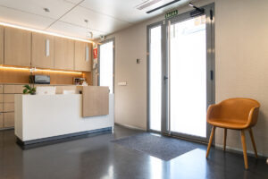 Recepción de la clínica dental